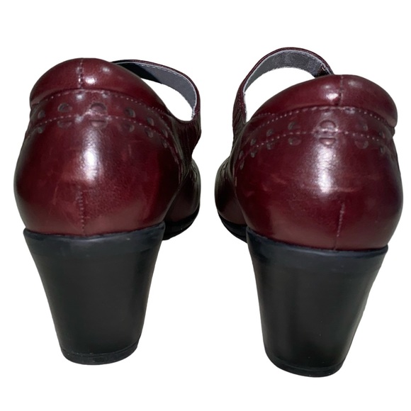 Abeo B.I.O. System Penny Leather Heeled Mary Jane Shoes Size 8 Neutral - Picture 7 of 15